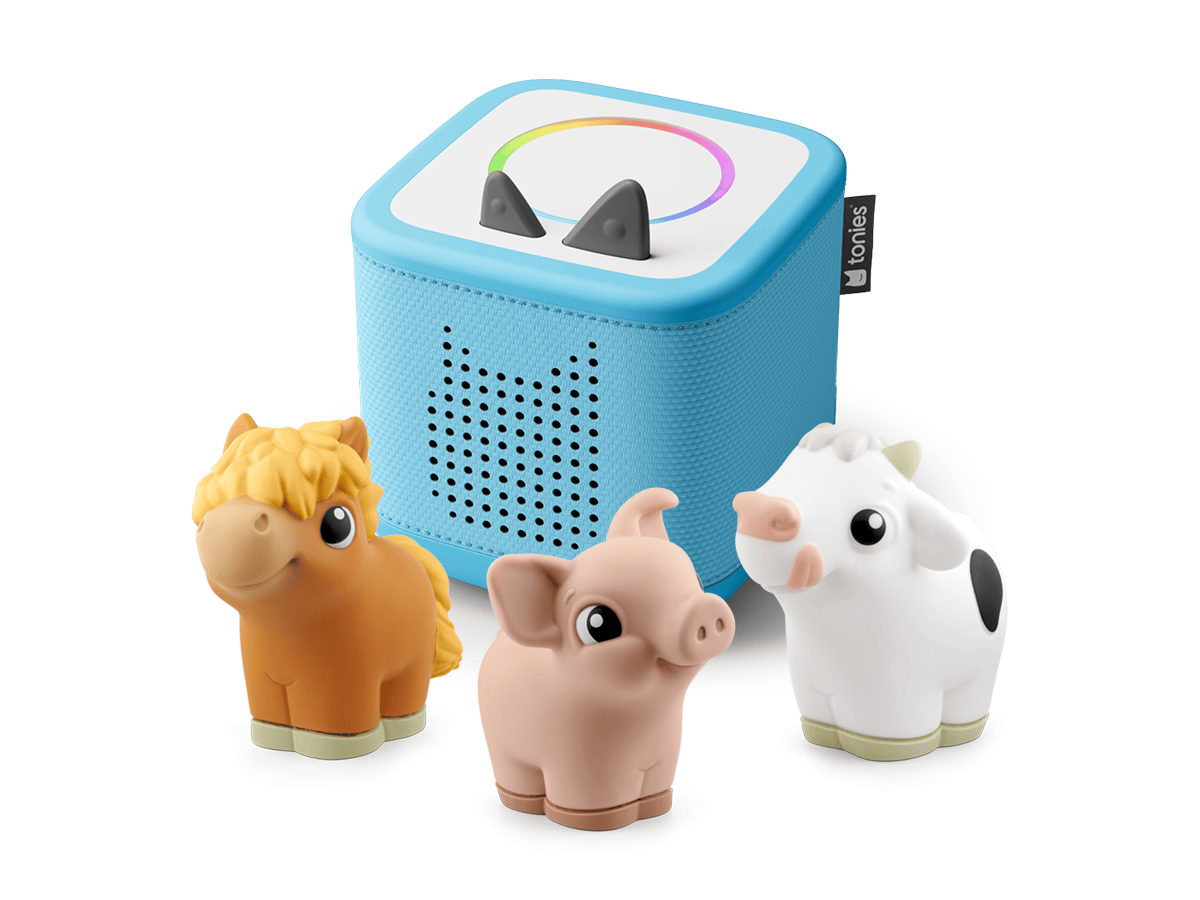 My First Tonies Farm Set Toniebox 2 Starter Set Sky Blue Audio Player Collection