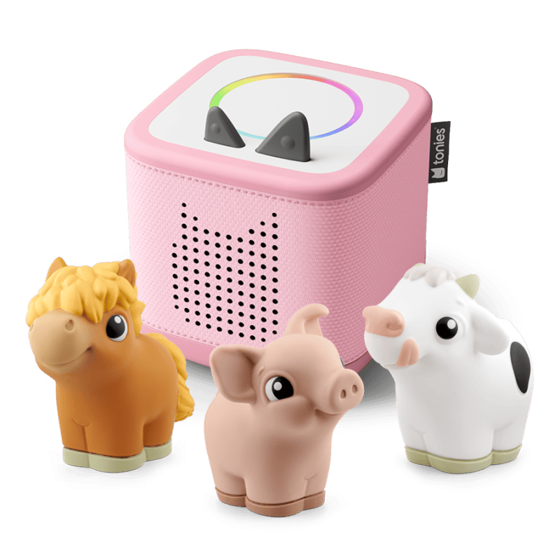 My First Tonies Farm Set Toniebox 2 Starter Set Cloud Pink Audio Player Collection