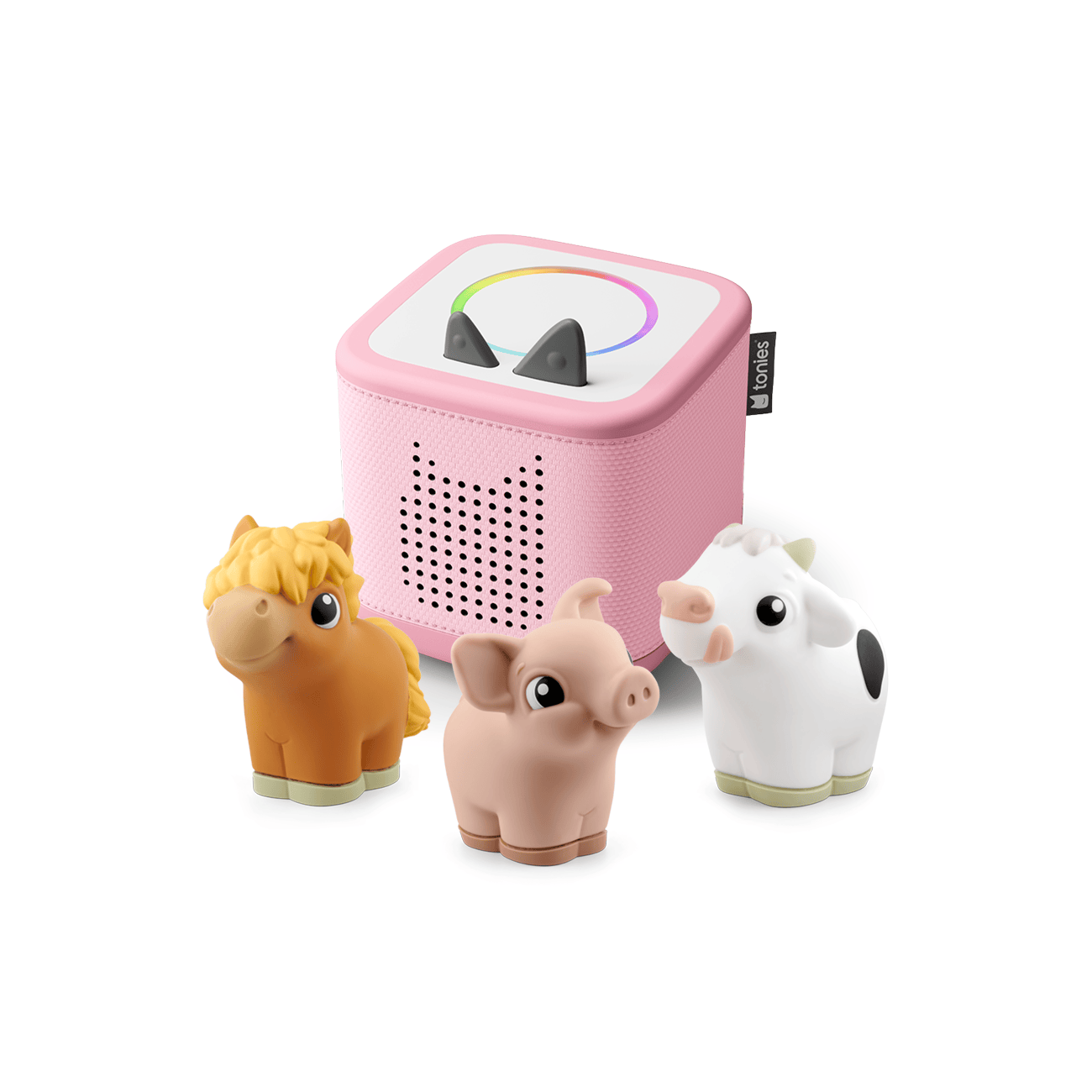 My First Tonies Farm Set Toniebox 2 Starter Set Cloud Pink Audio Player Collection