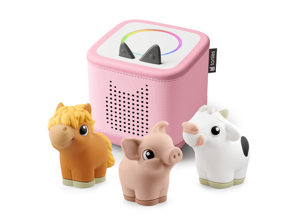 My First Tonies Farm Set Toniebox 2 Starter Set Cloud Pink Audio Player Collection