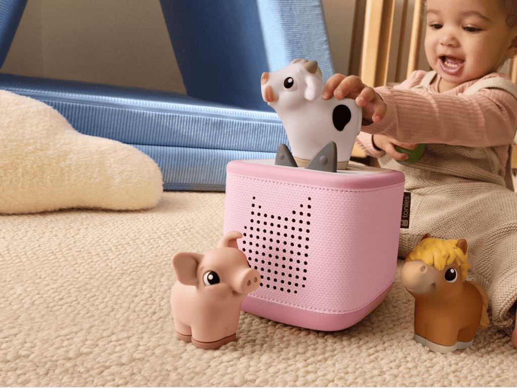 My First Tonies Farm Set Toniebox 2 Starter Set Cloud Pink Audio Player Collection
