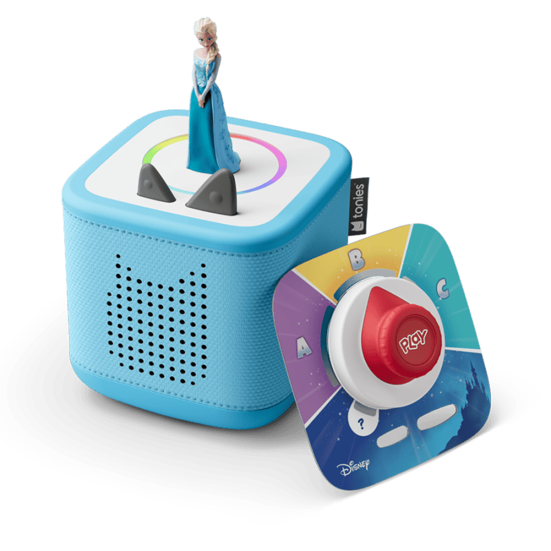 Disney Frozen Toniebox 2 Play Set Sky Blue Audio Player Collection