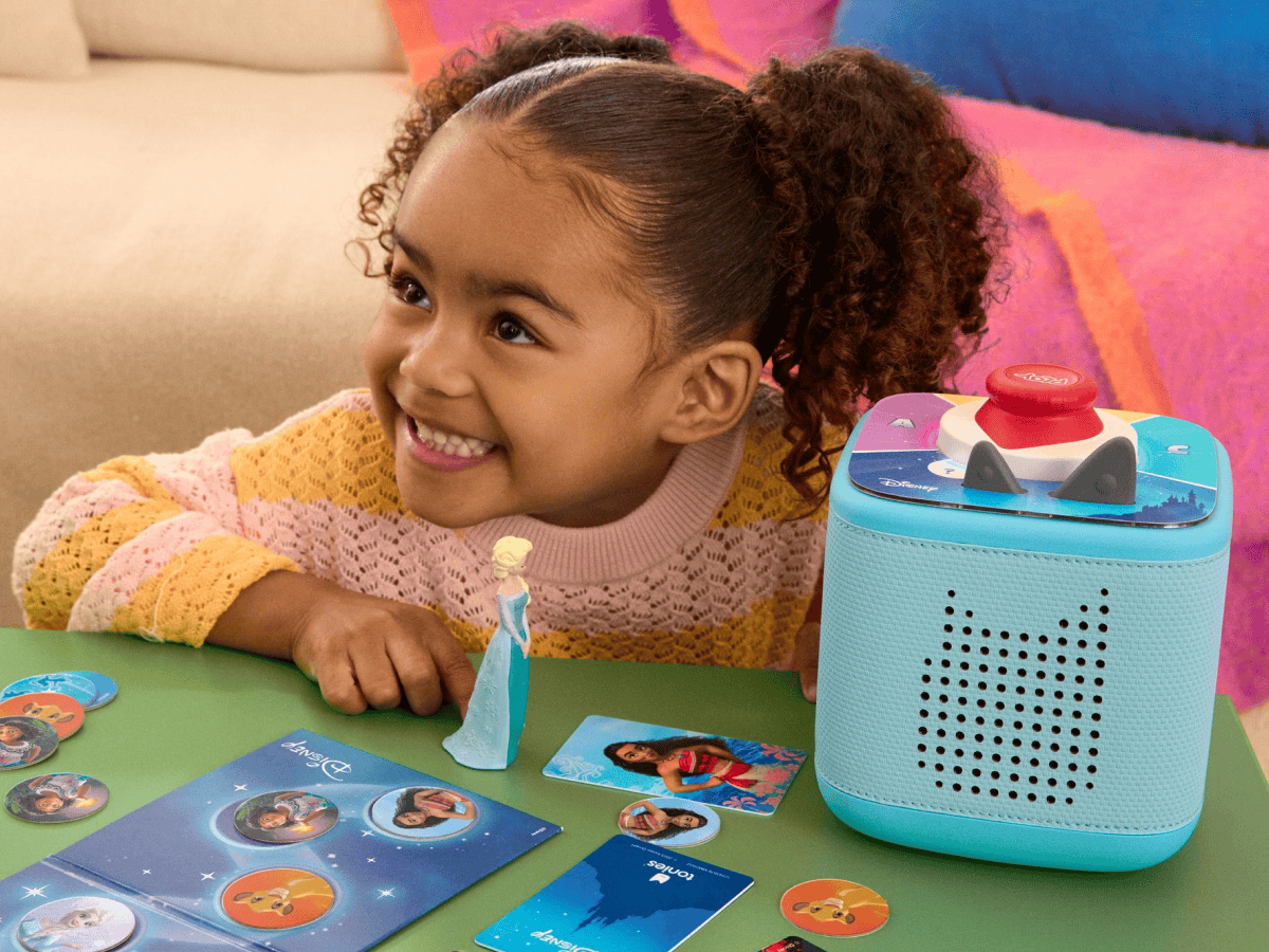 Disney Frozen Toniebox 2 Play Set Sky Blue Audio Player Collection