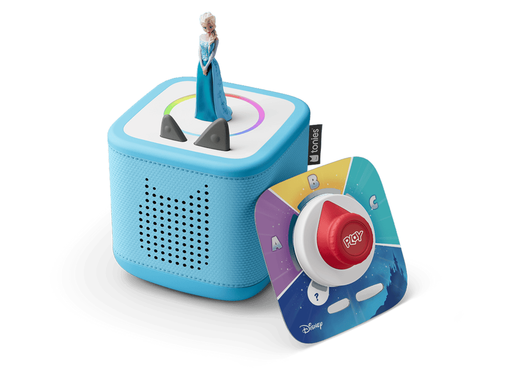 Disney Frozen Toniebox 2 Play Set Sky Blue Audio Player Collection