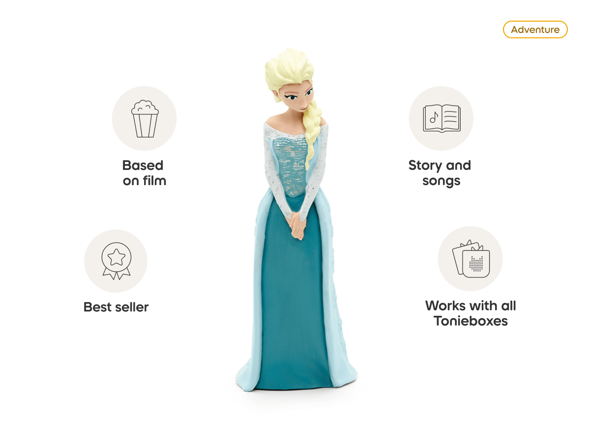 Disney Frozen Toniebox 2 Starter Set Sky Blue Audio Player Collection