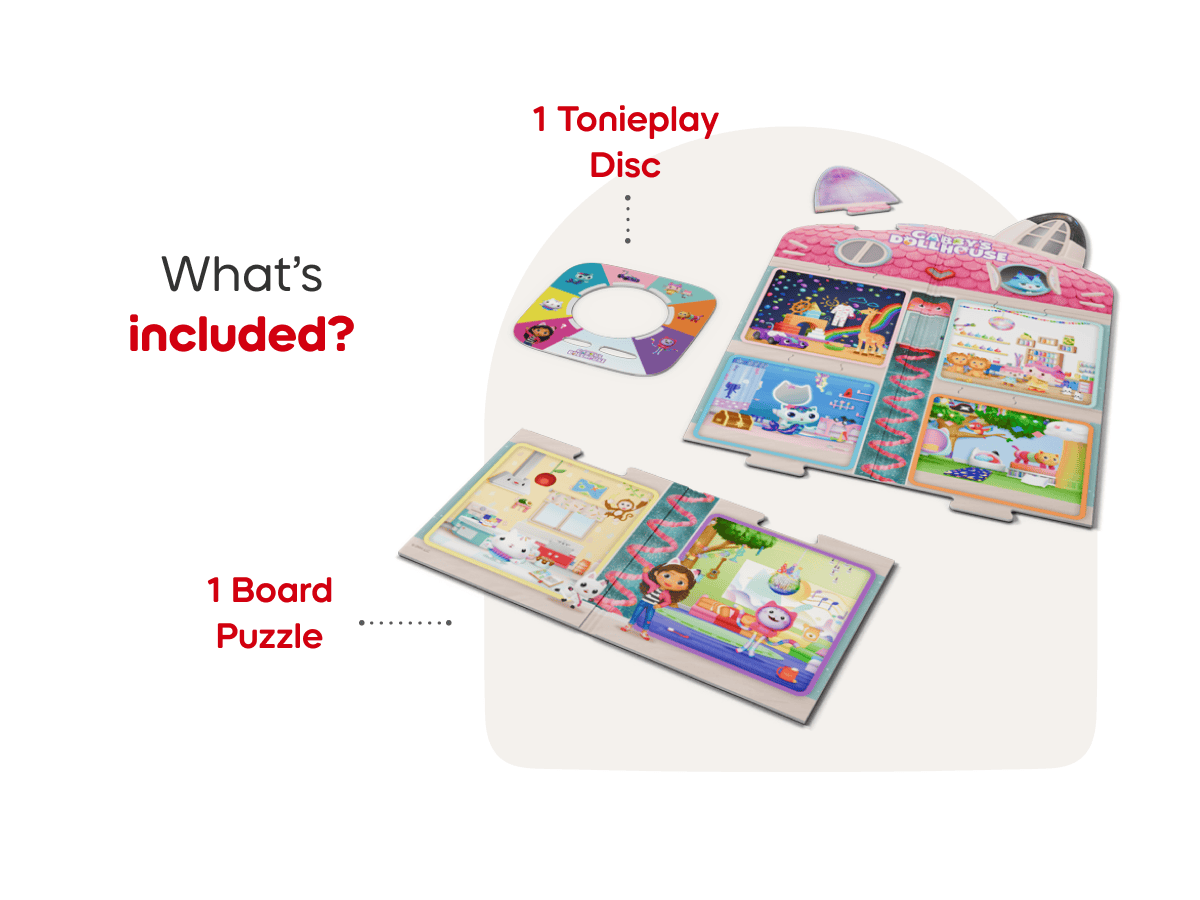 Tonieplay Gabby's Dollhouse Gabby's Cat-tastic Scavenger Hunt Game Audio Character Activity