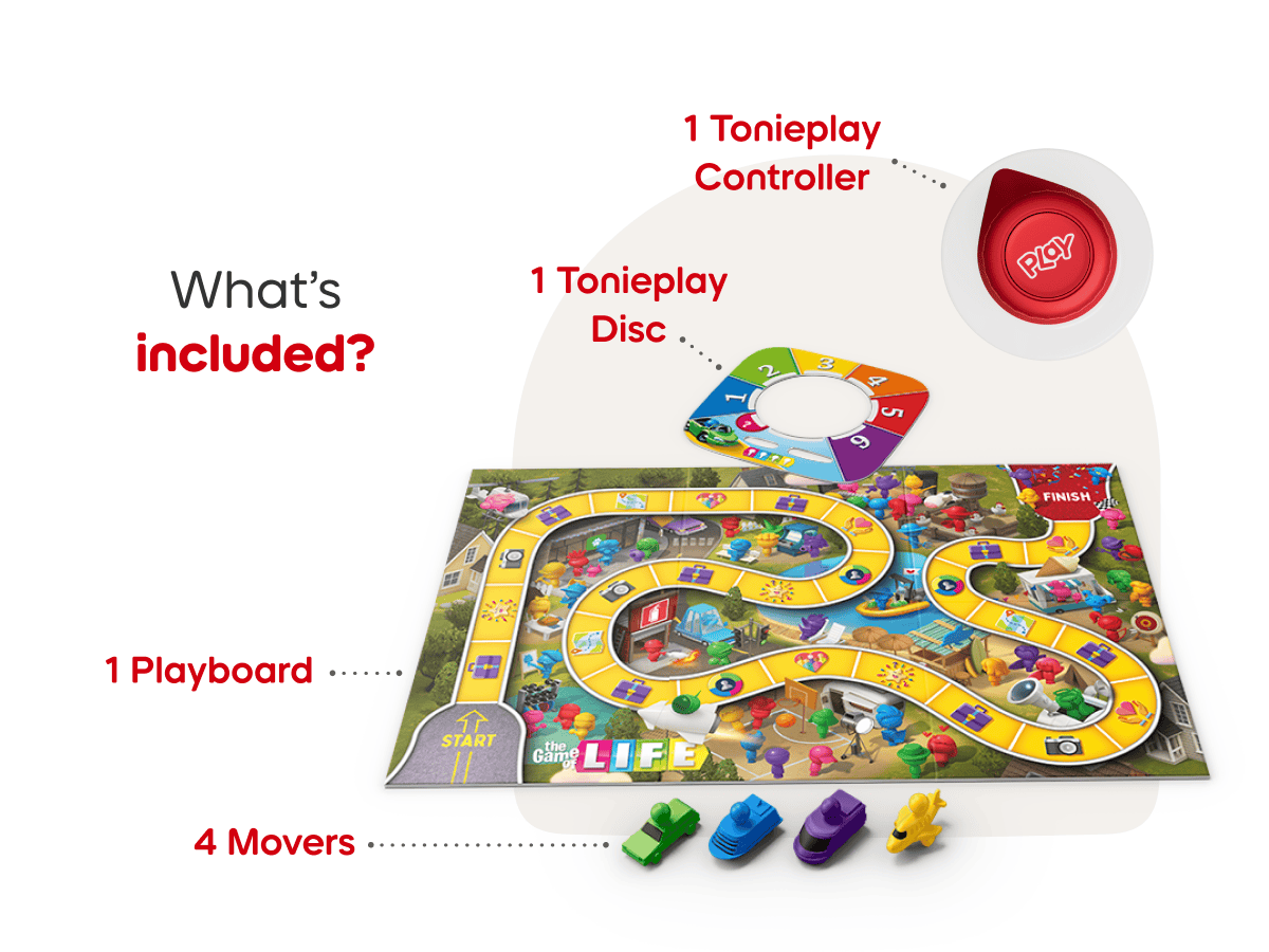 Tonieplay The Game of LIFE Game and Controller Audio Character Remote Activity