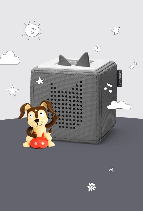 Playtime Puppy Toniebox 1 Starter Set Gray Audio Player Collection