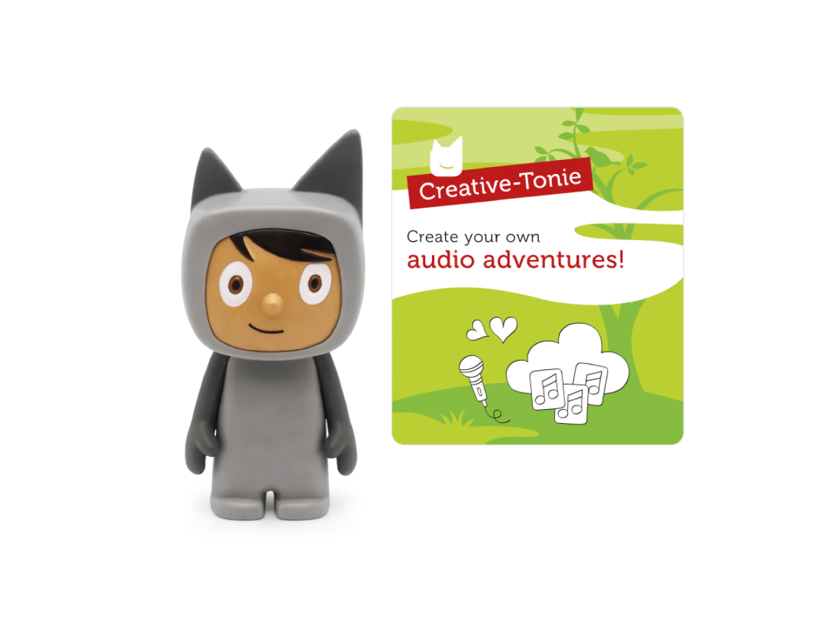 Gray with Medium Hue Creative Tonie Audio Character Recordable