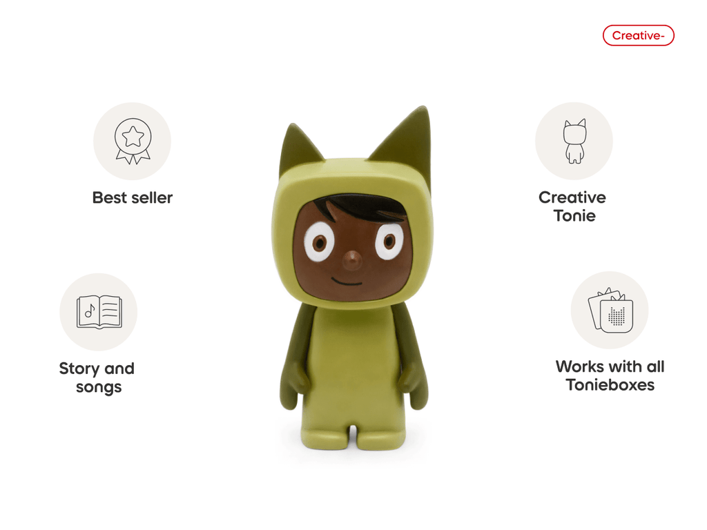 Green with Dark Hue Creative Tonie Audio Character Recordable
