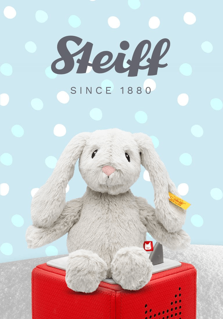 tonies x Steiff Hoppie Rabbit Plush Tonie Audio Character Soft Toy