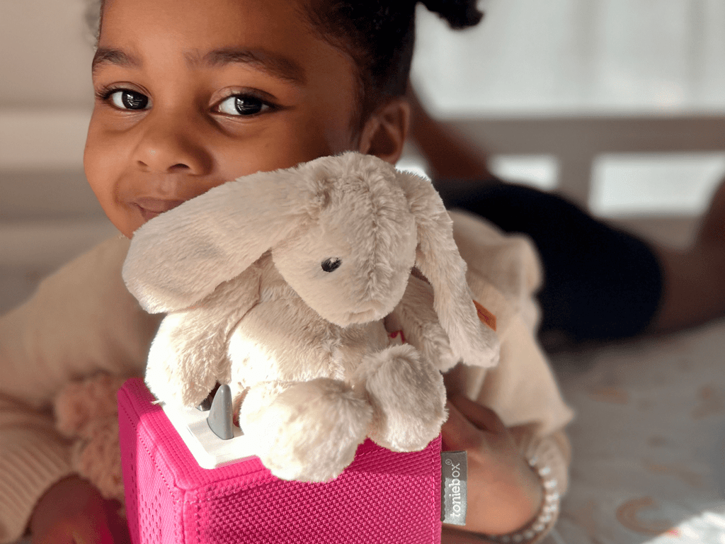 tonies x Steiff Hoppie Rabbit Plush Tonie Audio Character Soft Toy