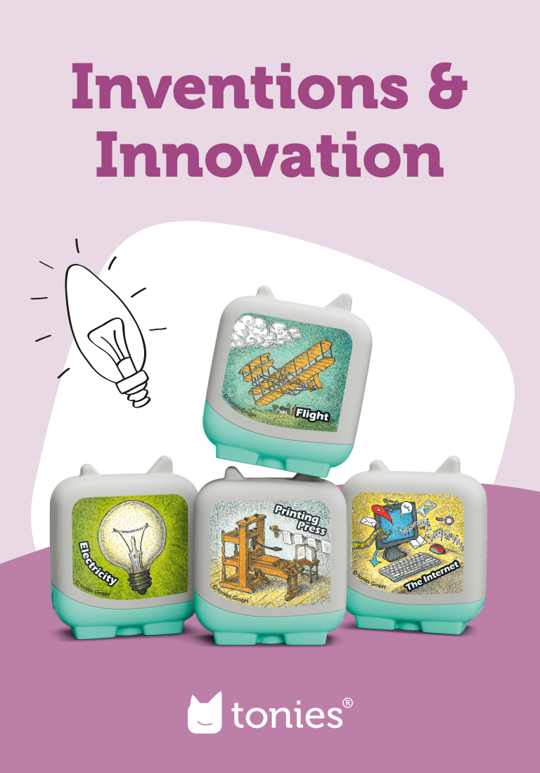 Inventions and Innovation Pocket Tonies 4 Pack Audio Character