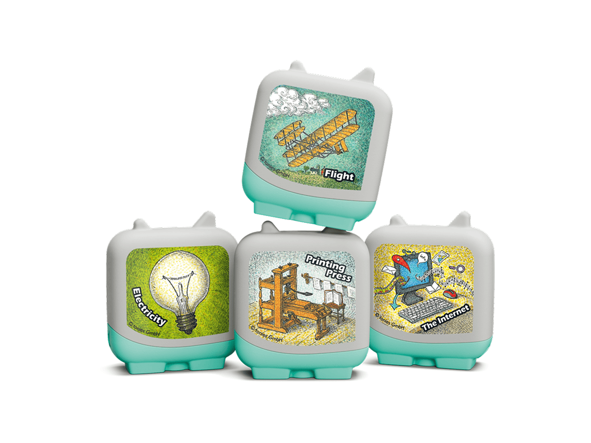 Inventions and Innovation Pocket Tonies 4 Pack Audio Character