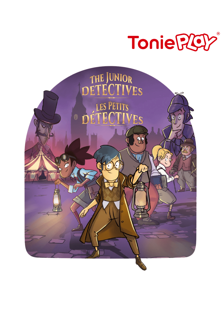 Tonieplay The Junior Detectives Case of the Missing Genius Game Audio Character Cover Activity