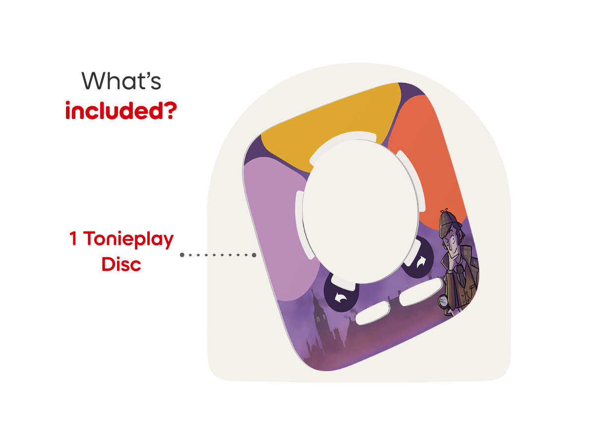 Tonieplay The Junior Detectives Case of the Missing Genius Game Audio Character Cover Activity