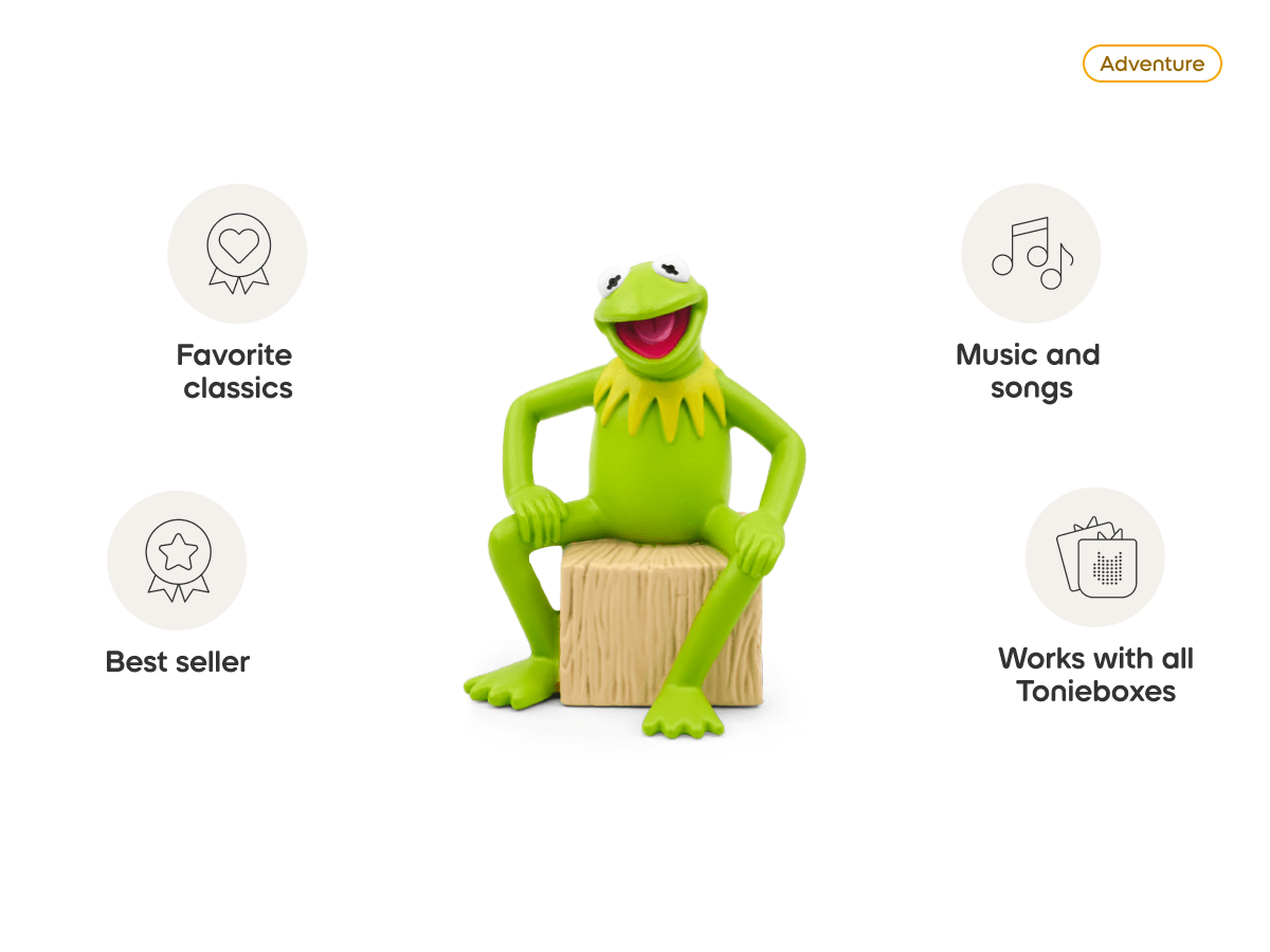Disney the Muppets Kermit the Frog Tonie Audio Character