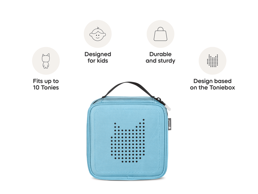 Carrying Case for Tonies Light Blue Audio Character Cover