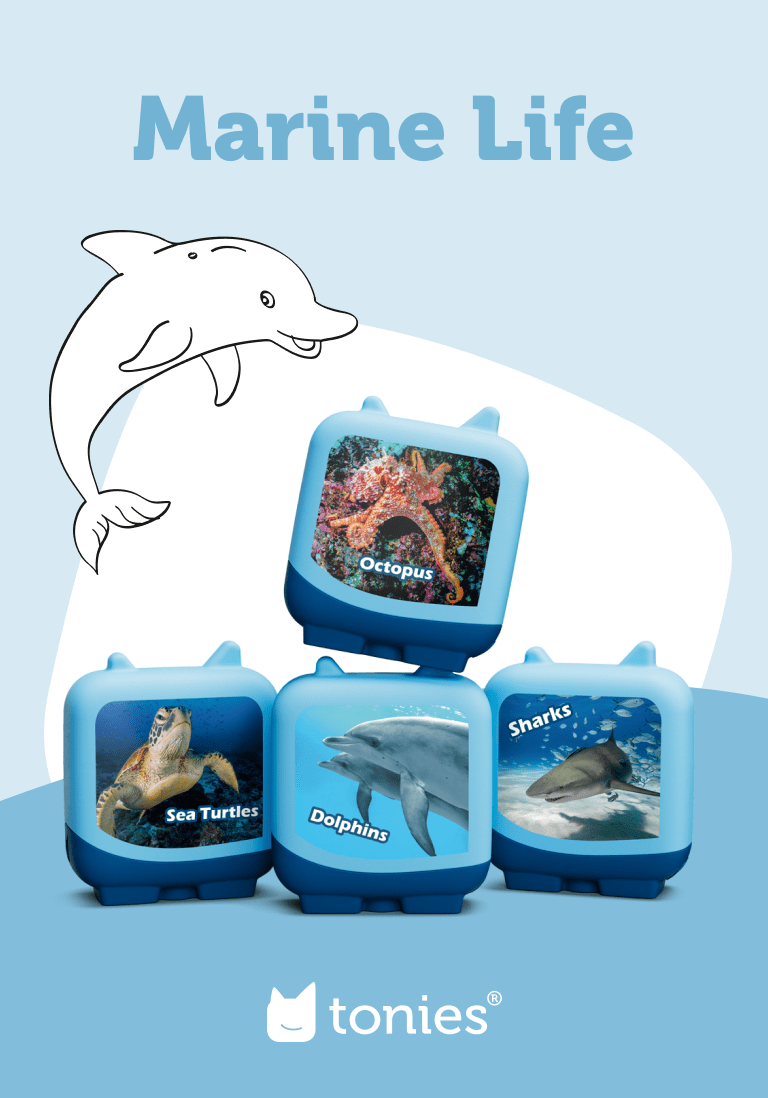 Marine Life Pocket Tonies 4 Pack Audio Character