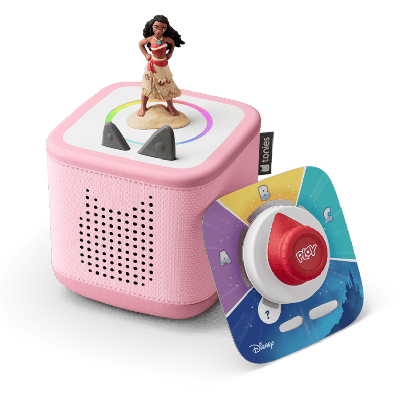 Disney Moana Toniebox 2 Play Set Cloud Pink Audio Player Collection