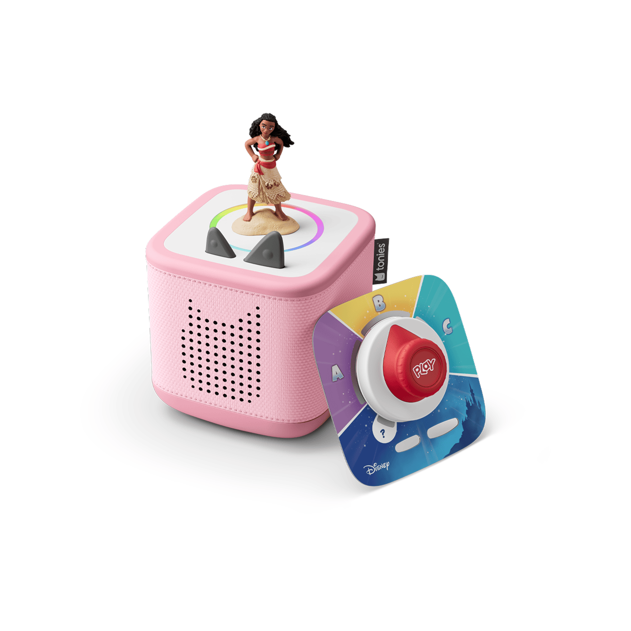 Disney Moana Toniebox 2 Play Set Cloud Pink Audio Player Collection