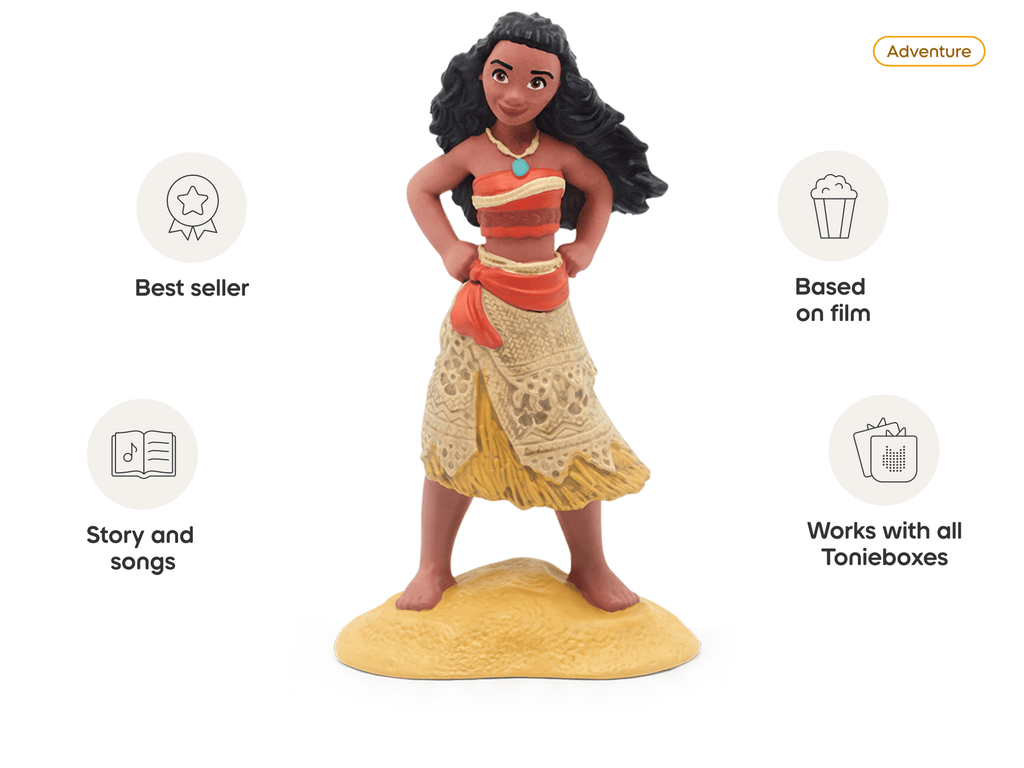 Disney Moana Toniebox 2 Play Set Cloud Pink Audio Player Collection