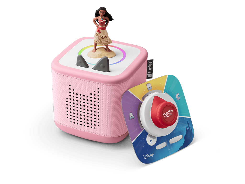 Disney Moana Toniebox 2 Play Set Cloud Pink Audio Player Collection