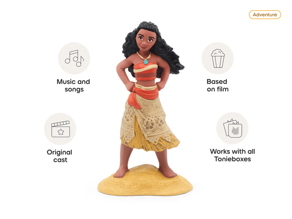 Disney Moana Un Mar de Aventuras Tonie en Español Audio Character