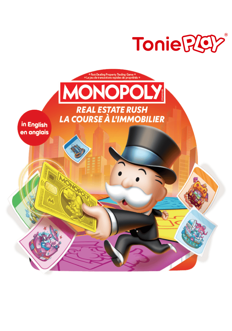 Tonieplay Monopoly Real Estate Rush Game Audio Character Activity