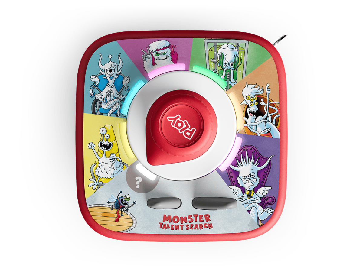 Tonieplay Monster Talent Search Game and Controller Audio Character Remote Activity