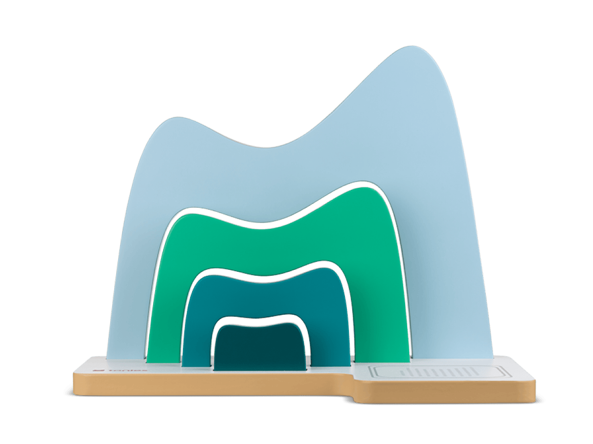 Large Tabletop Shelf Mountain Premium
