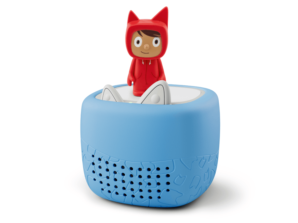 Toniebox Lite My Story Set and Arctic Blue Cover Audio Player Lightweight Collection Case Tale