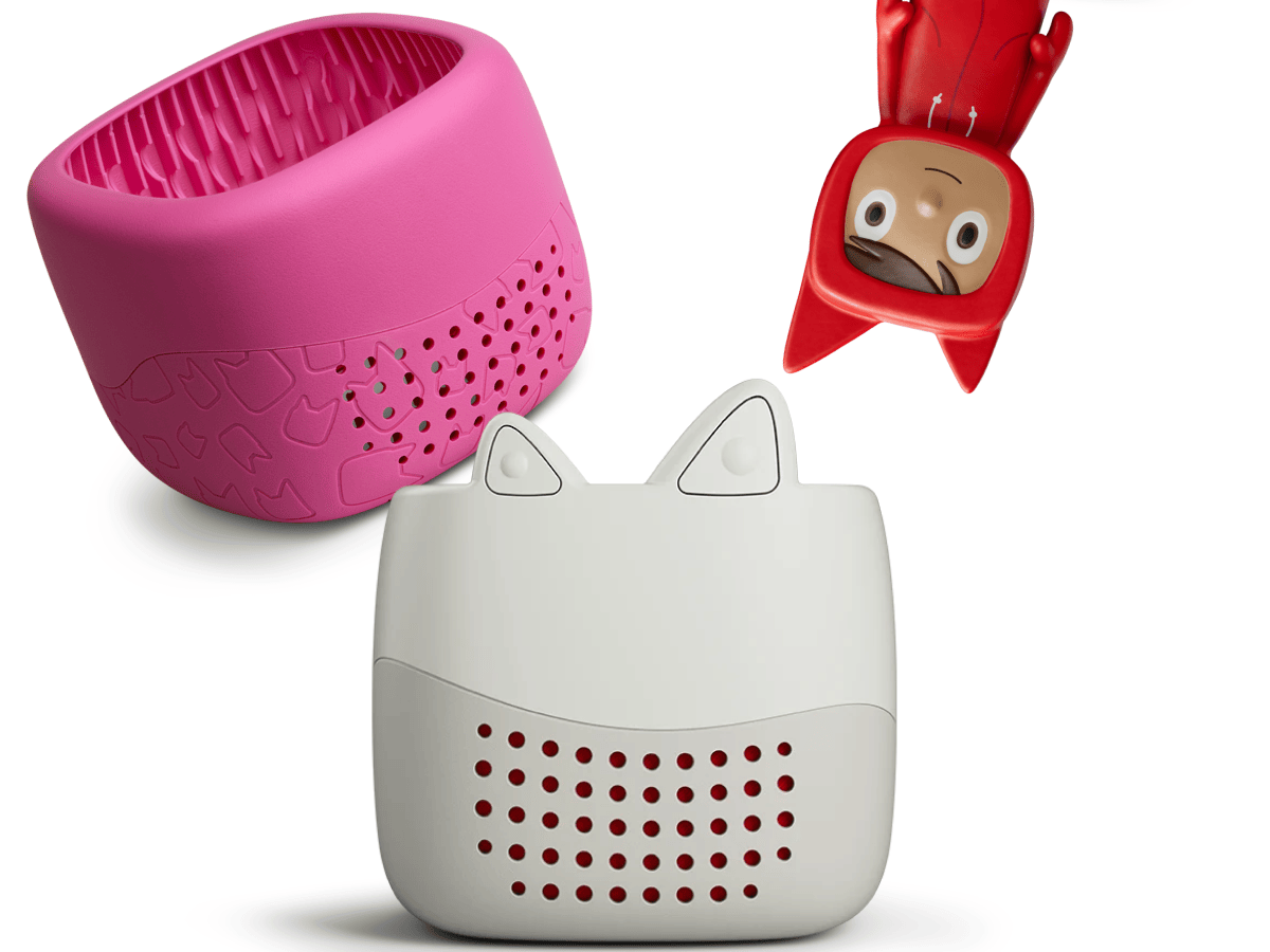 Toniebox Lite My Story Set and Berry Pink Cover Audio Player Lightweight Collection Case Tale