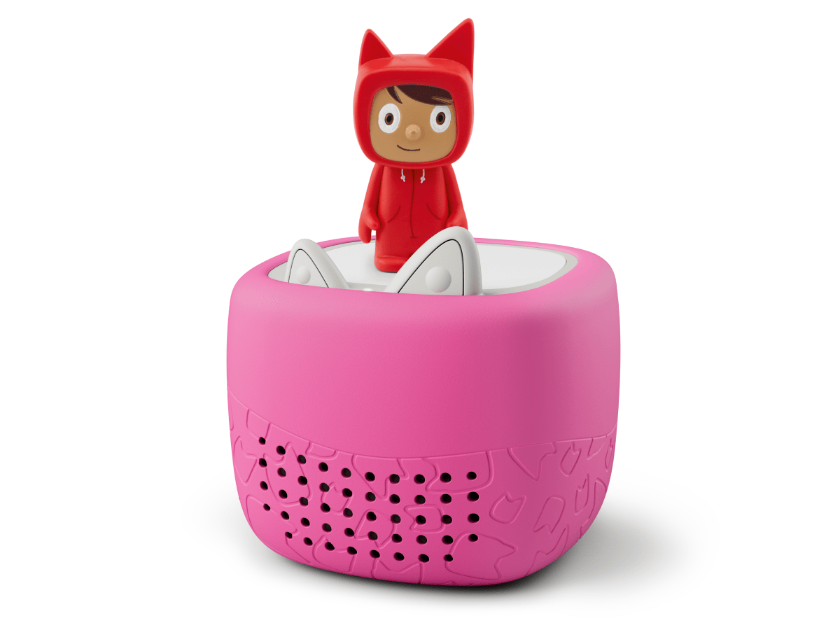 Toniebox Lite My Story Set and Berry Pink Cover Audio Player Lightweight Collection Case Tale