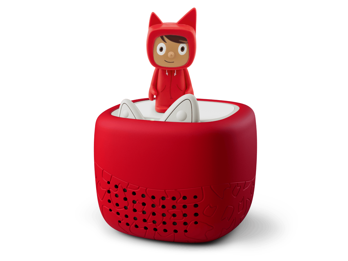 Toniebox Lite My Story Set and Sunset Red Cover Audio Player Lightweight Collection Case Tale