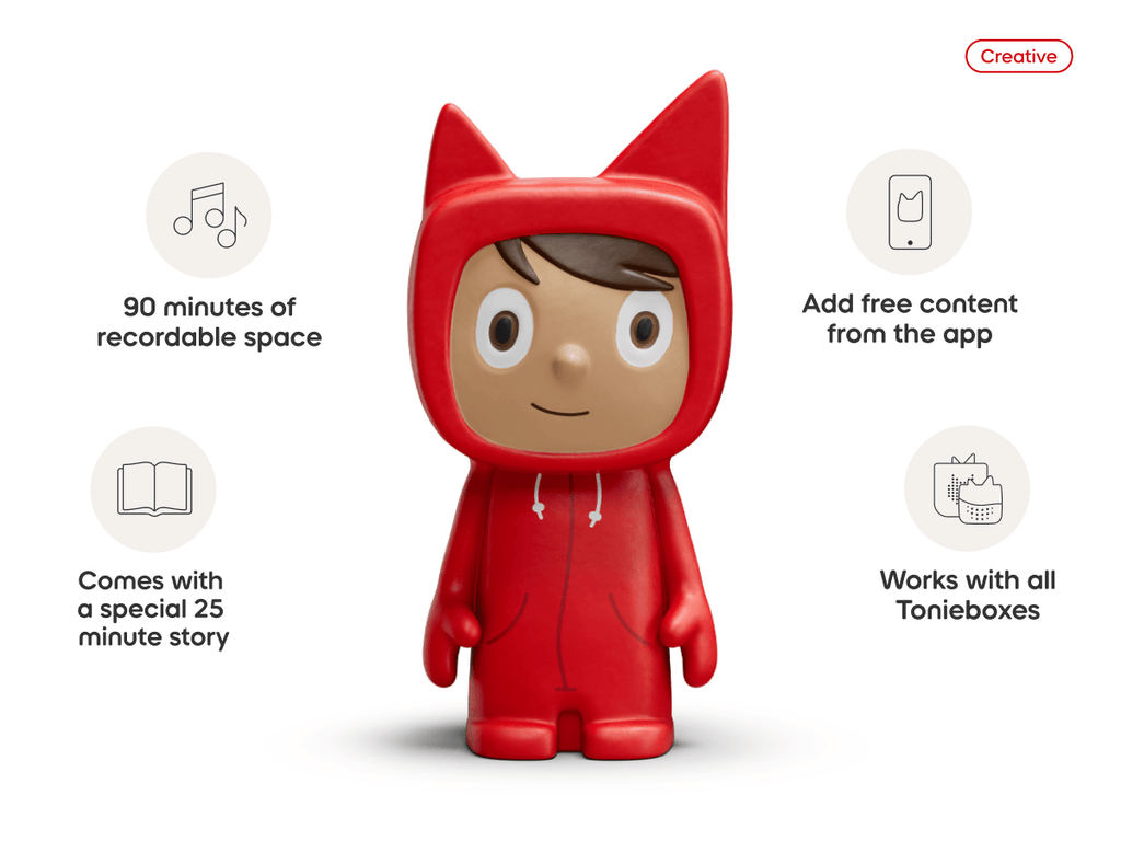 Toniebox Lite My Story and Travel Bundle Audio Player Lightweight Collection Tale