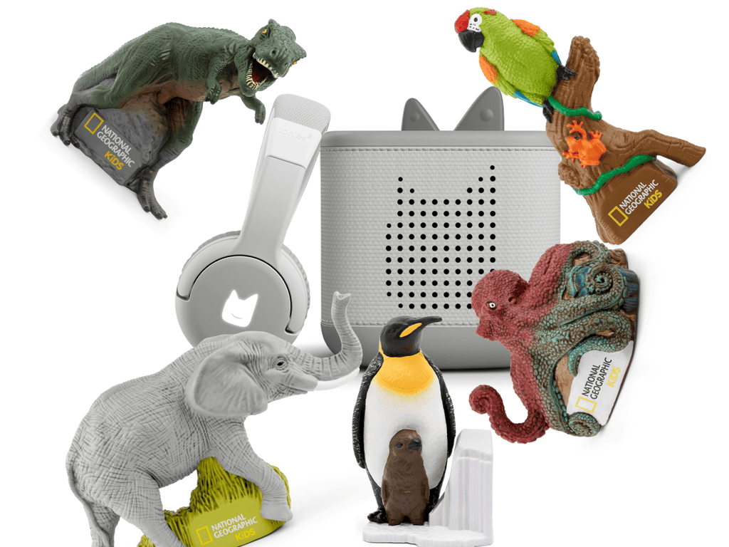 Age 7-8 National Geographic Toniebox 2 Set Audio Player Collection