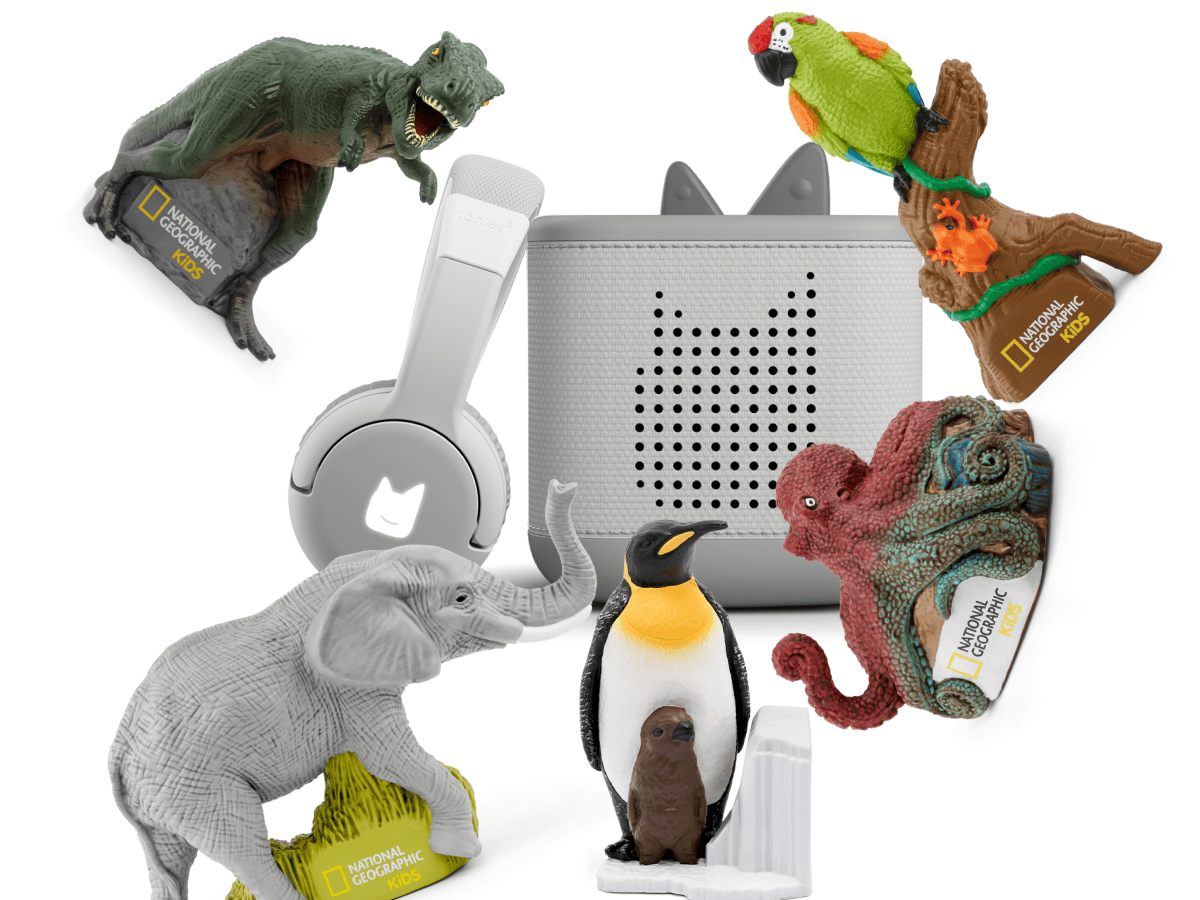 Age 7-8 National Geographic Toniebox 2 Set Audio Player Collection