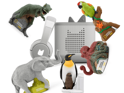 Age 7-8 National Geographic Toniebox 2 Set Audio Player Collection