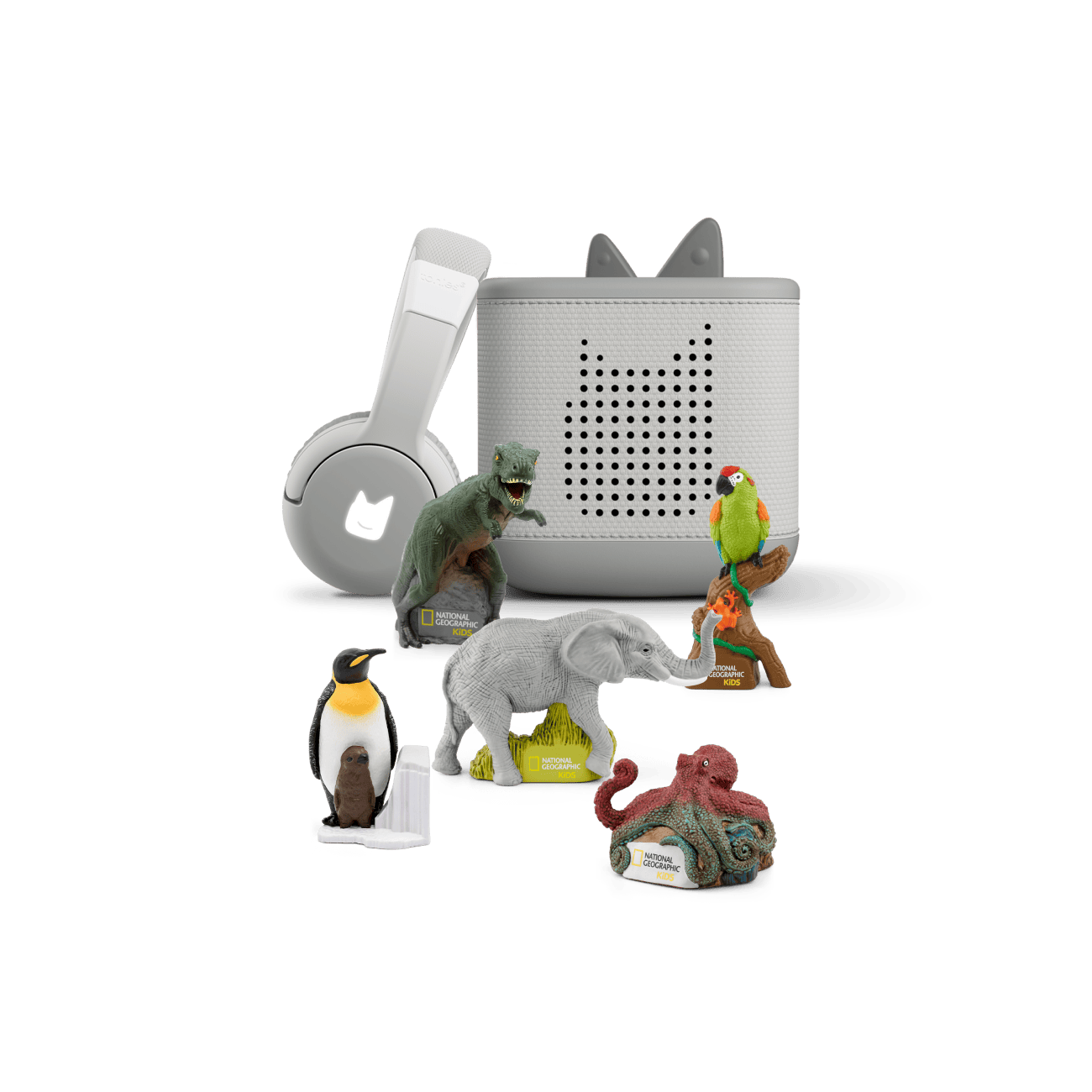 Age 7-8 National Geographic Toniebox 2 Set Audio Player Collection