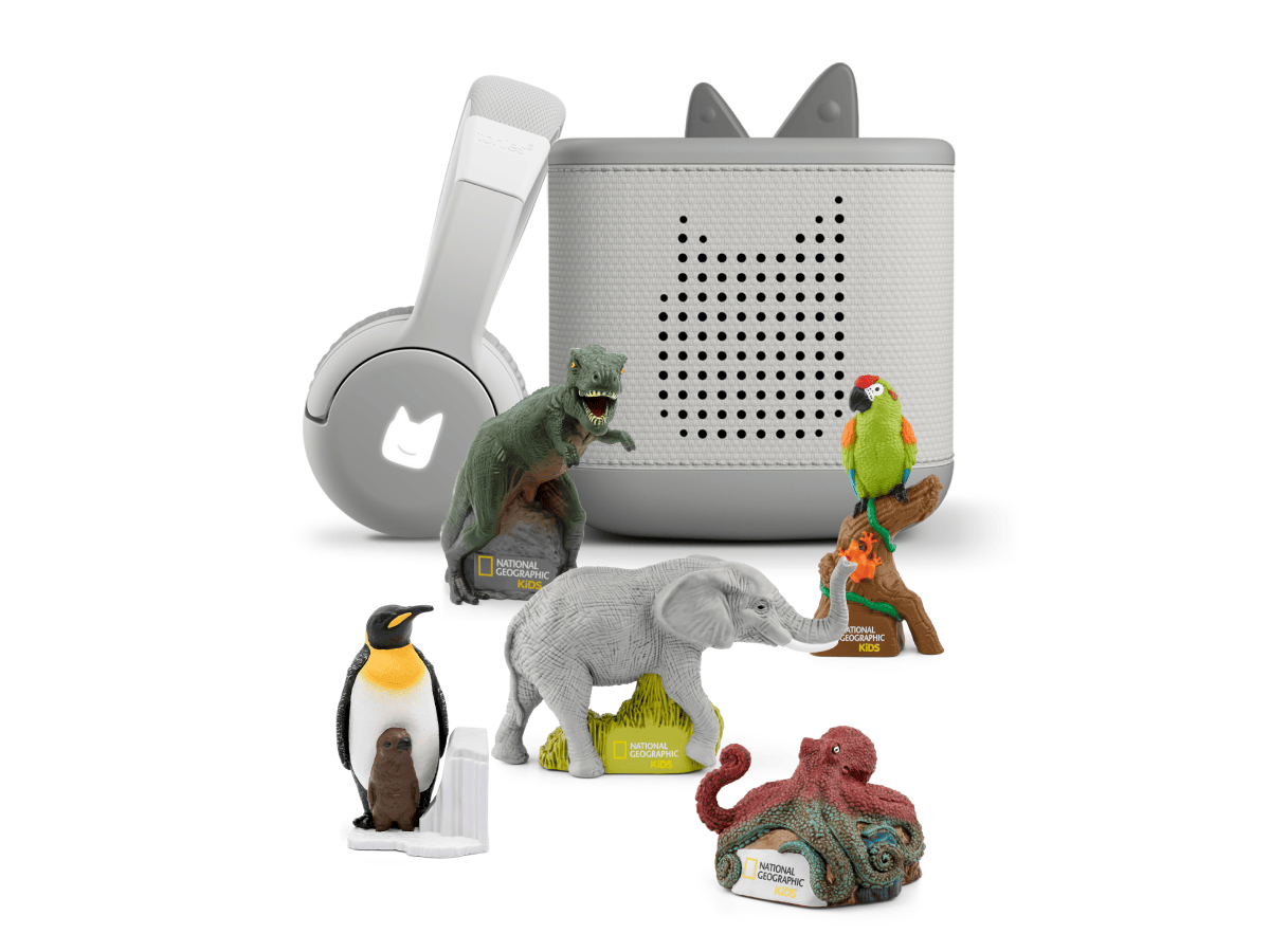 Age 7-8 National Geographic Toniebox 2 Set Audio Player Collection