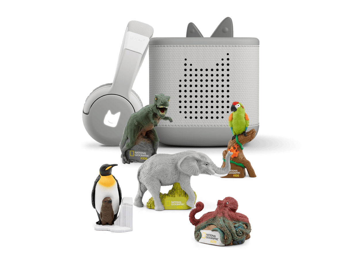 Age 7-8 National Geographic Toniebox 2 Set Audio Player Collection