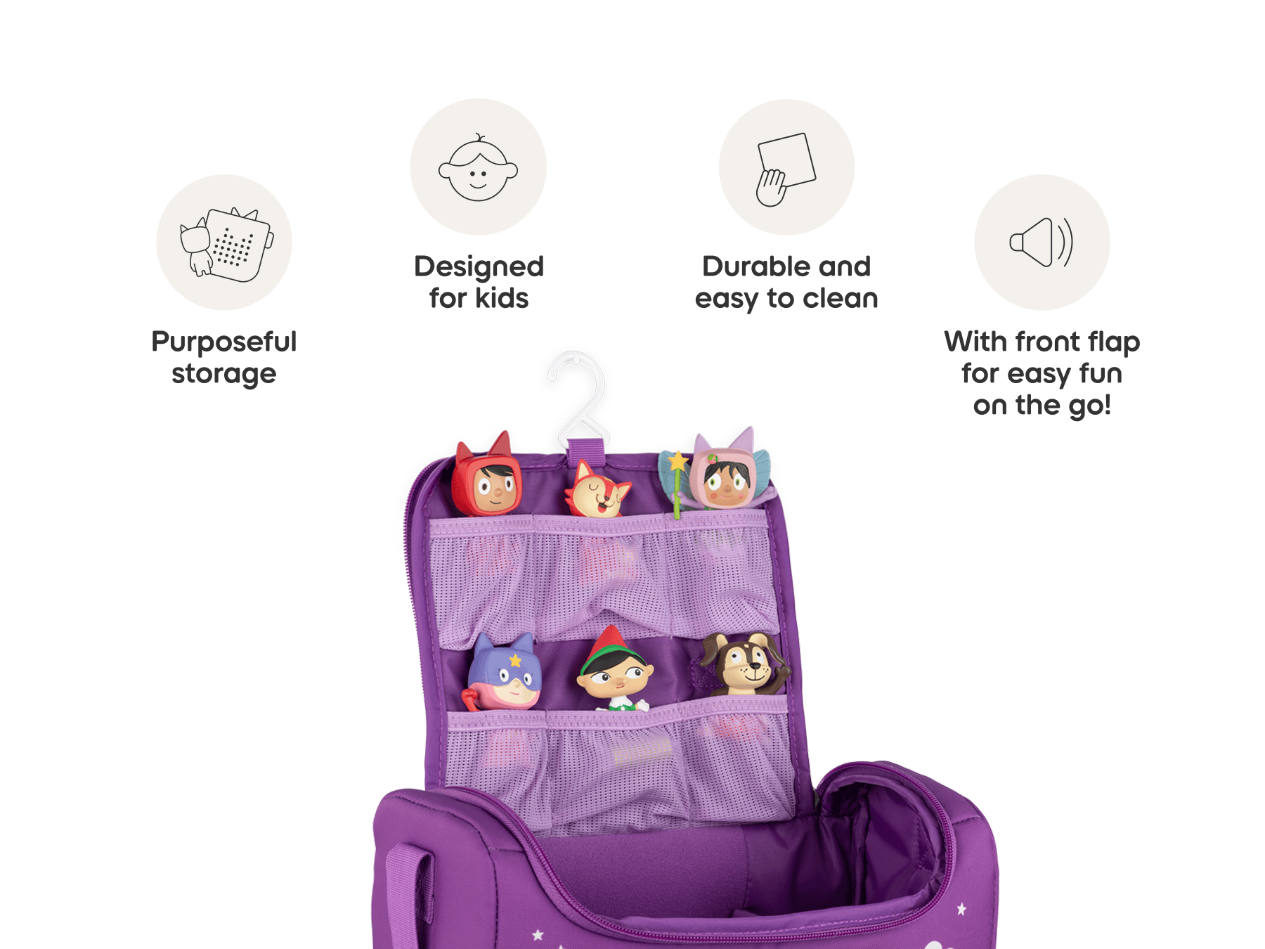 Listen and Play Bag for Toniebox Over the Rainbow Audio Player
