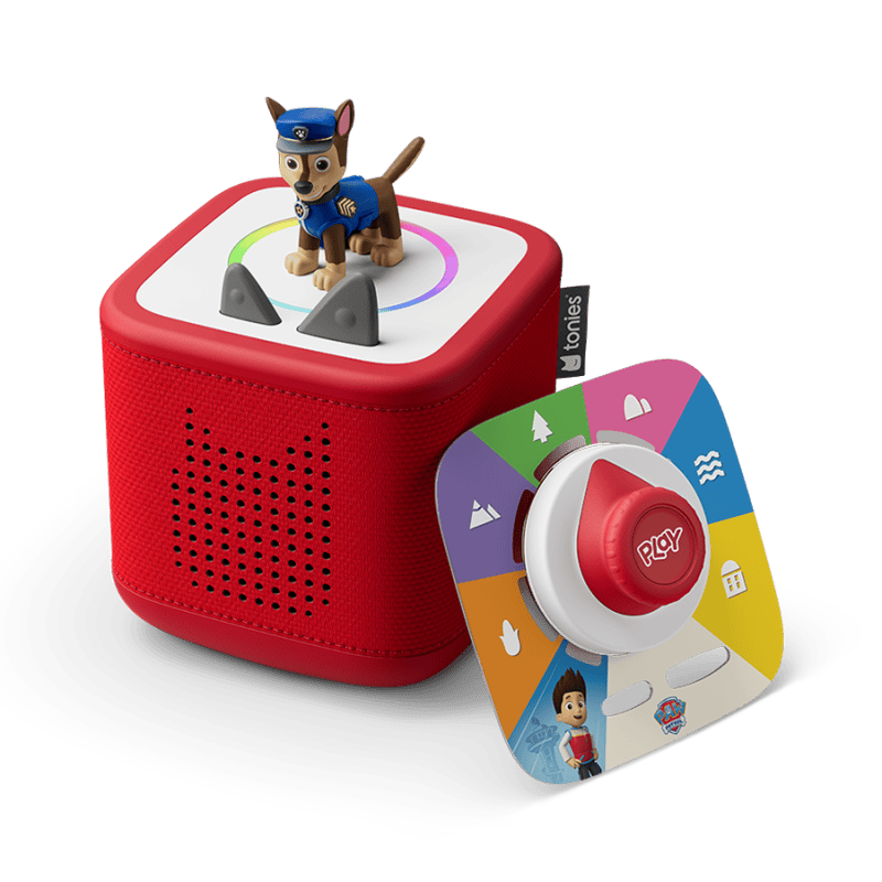 PAW Patrol Chase Toniebox 2 Play Set Sunset Red Audio Player Collection