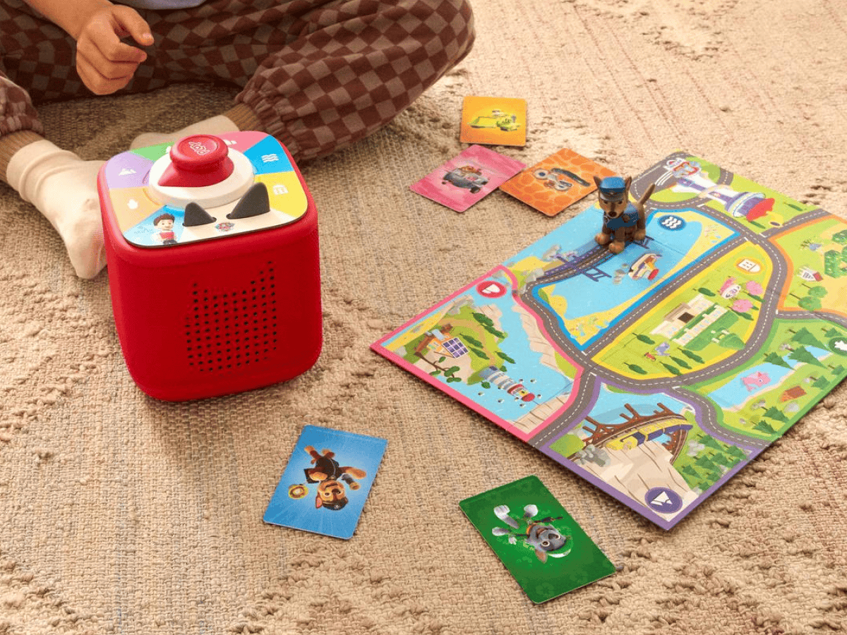 PAW Patrol Chase Toniebox 2 Play Set Sunset Red Audio Player Collection