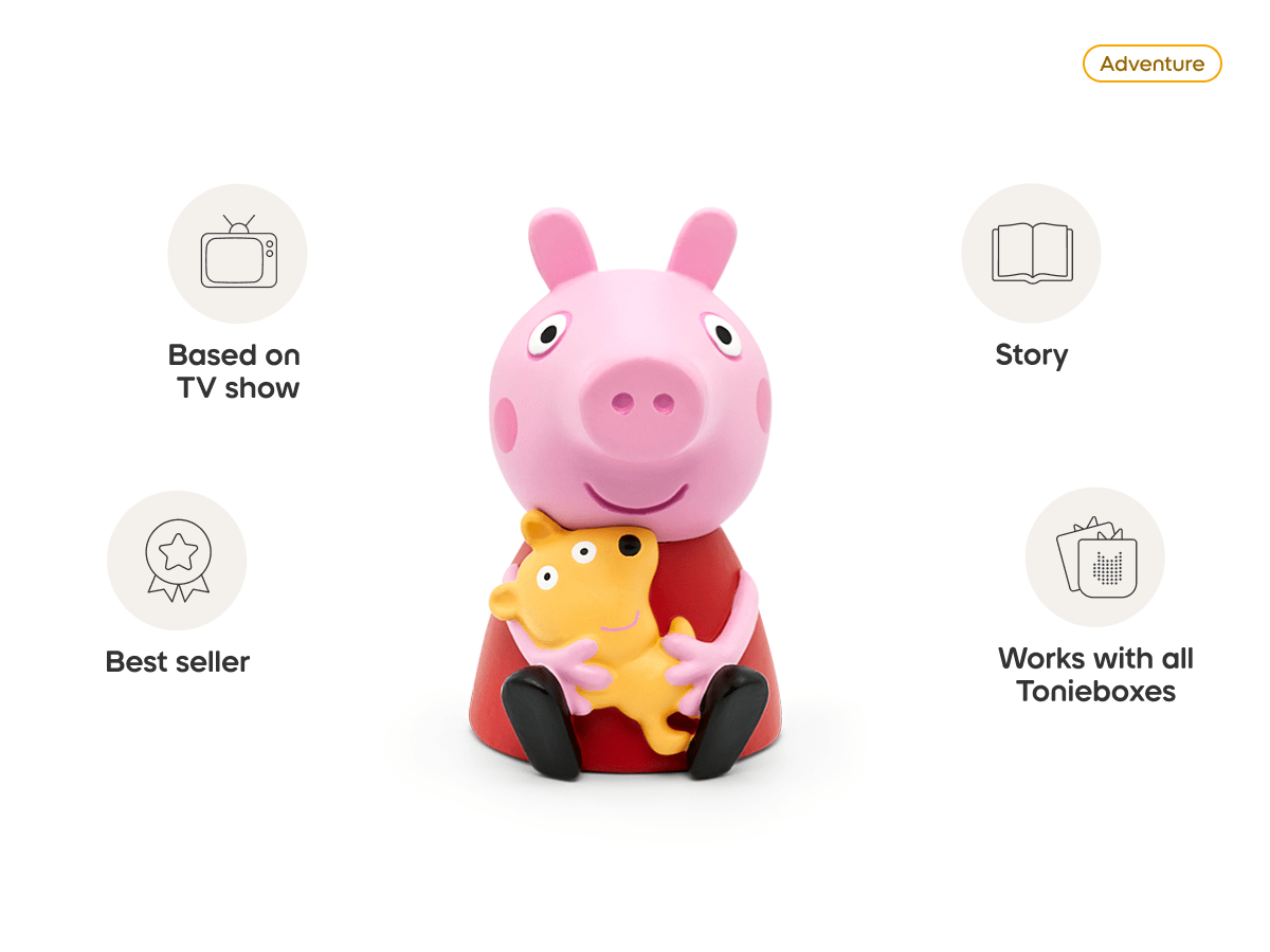 Peppa Pig On the Road with Peppa Tonie Audio Character
