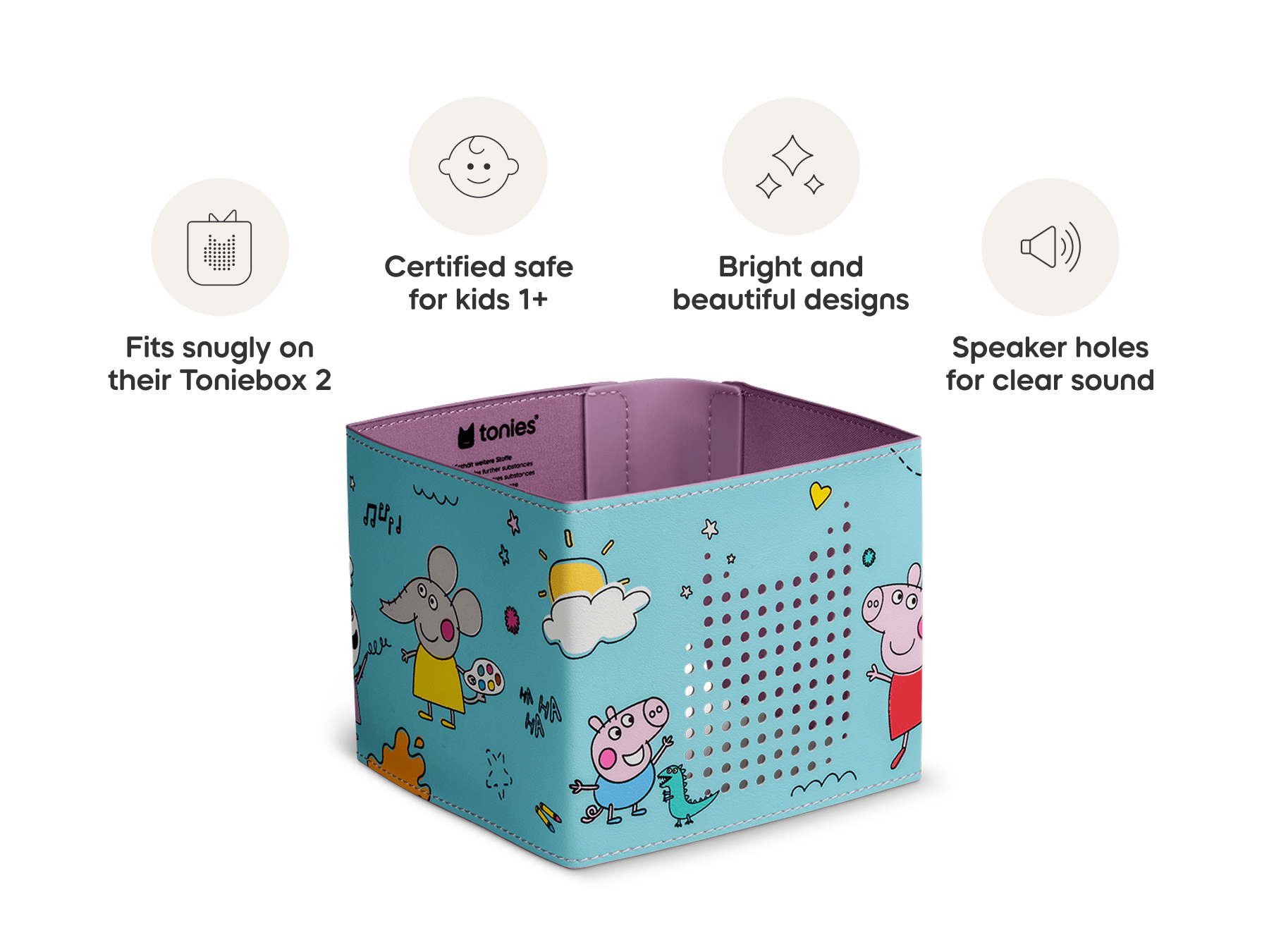 Toniebox 2 Sleeve Peppa Pig Audio Player