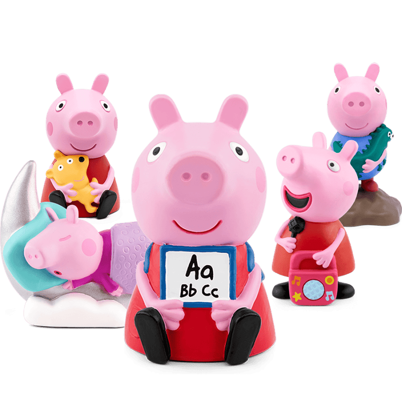 Peppa Pig 5 Tonies Set Audio Character Collection