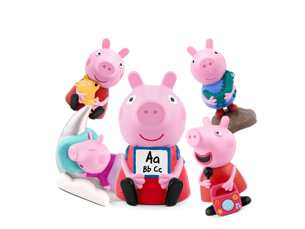 Peppa Pig 5 Tonies Set Audio Character Collection