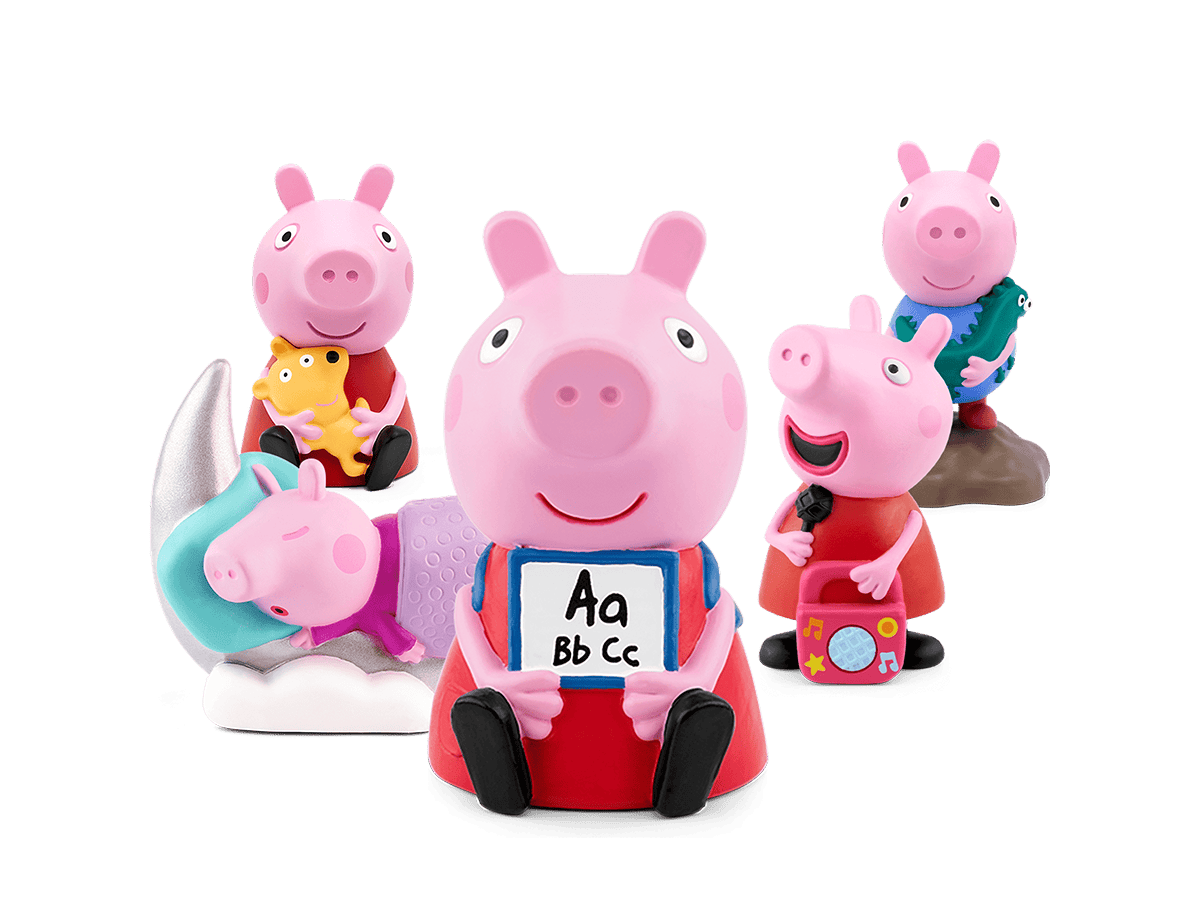 Peppa Pig 5 Tonies Set Audio Character Collection